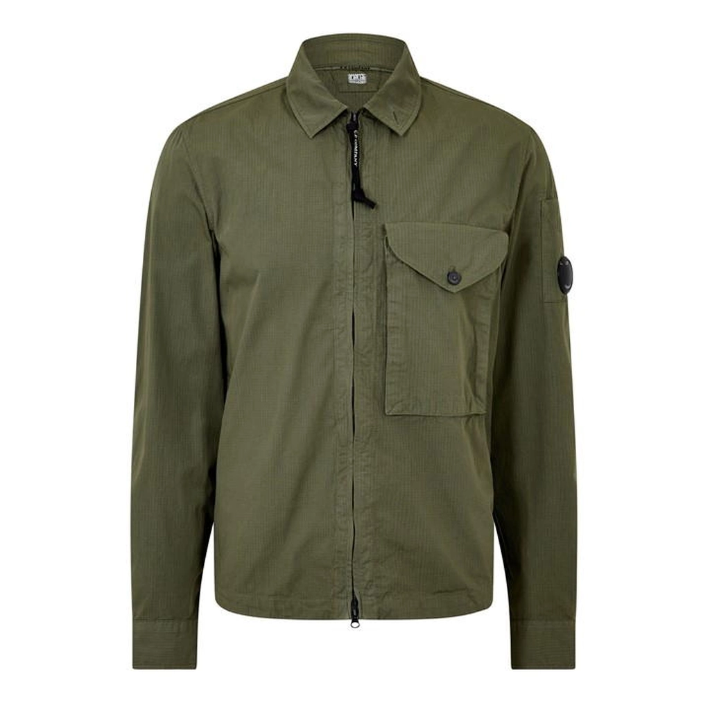 CP Company Ripstop Pocket Overshirt - Green